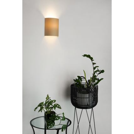 Brilagi - Seinavalgusti SEMI 1xE27/15W/230V d. 20 cm beež