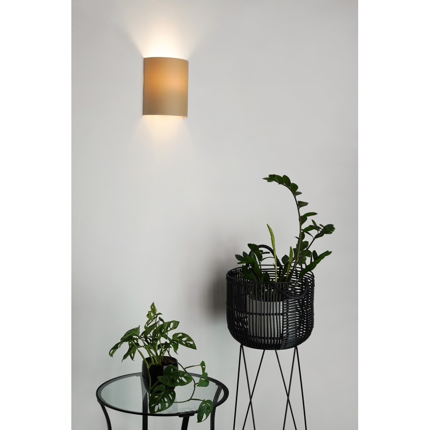 Brilagi - Seinavalgusti SEMI 1xE27/15W/230V d. 20 cm beež