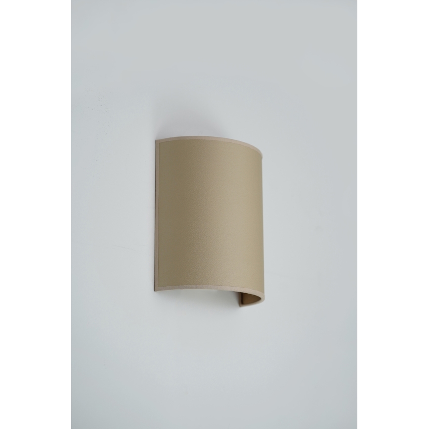 Brilagi - Seinavalgusti SEMI 1xE27/15W/230V d. 20 cm beež