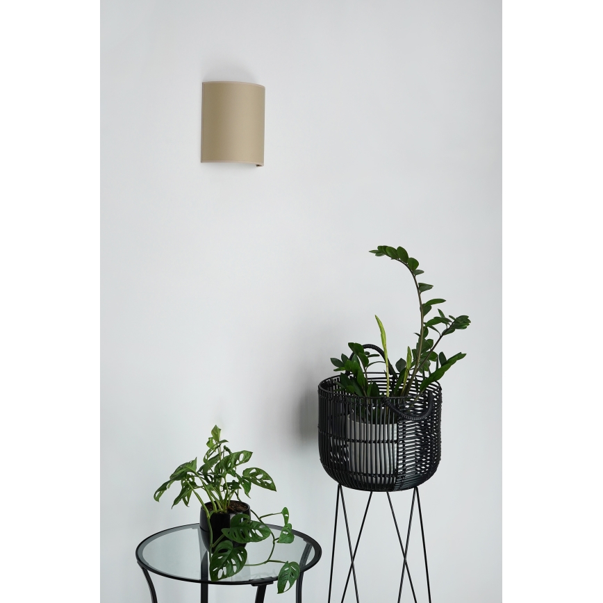 Brilagi - Seinavalgusti SEMI 1xE27/15W/230V d. 20 cm beež