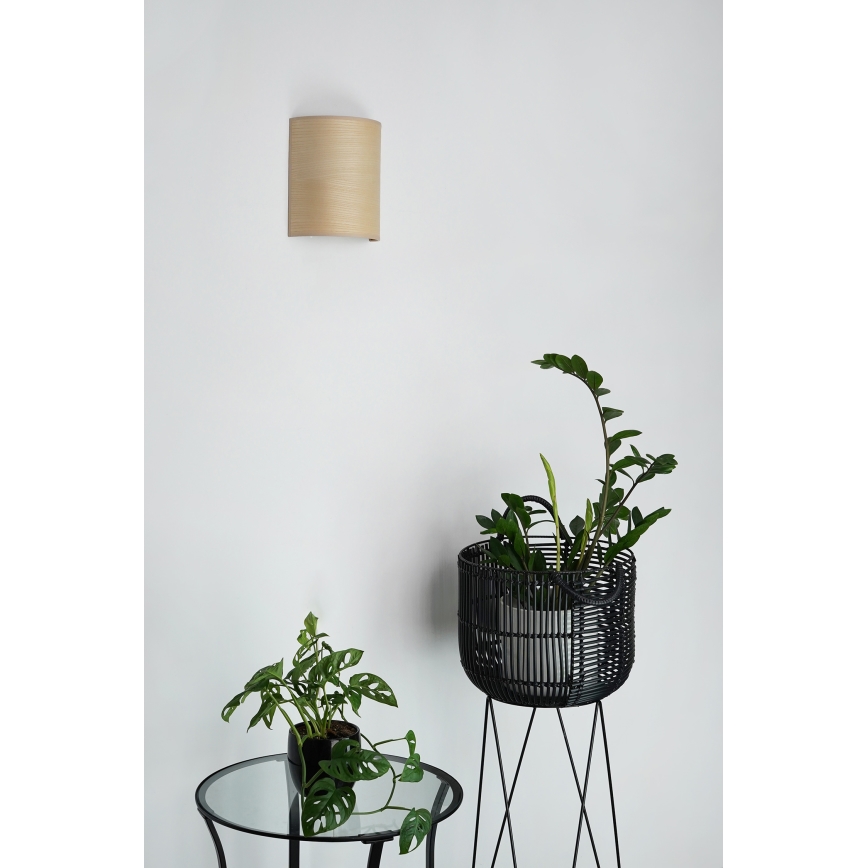Brilagi - Seinavalgusti SEMI 1xE27/15W/230V d. 20 cm beež