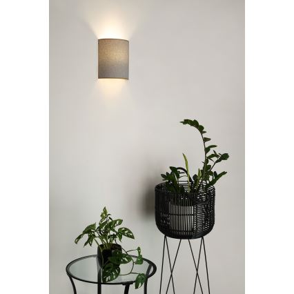 Brilagi - Seinavalgusti SEMI 1xE27/15W/230V d. 20 cm helehall