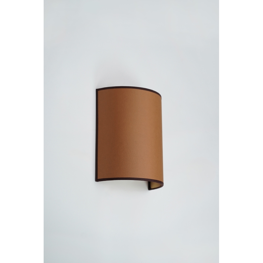 Brilagi - Seinavalgusti SEMI 1xE27/15W/230V d. 20 cm pruun