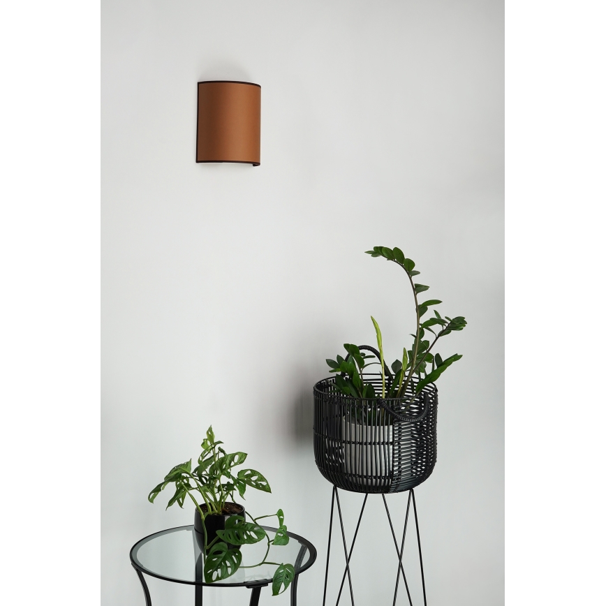 Brilagi - Seinavalgusti SEMI 1xE27/15W/230V d. 20 cm pruun