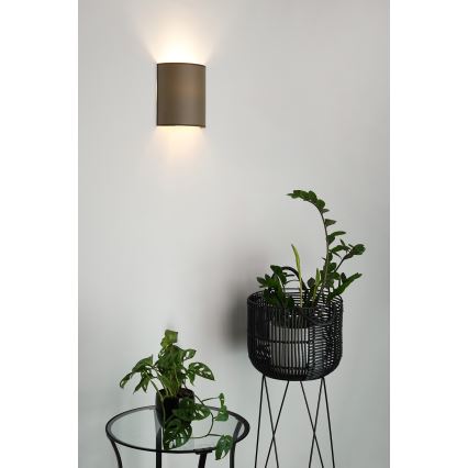 Brilagi - Seinavalgusti SEMI 1xE27/15W/230V d. 20 cm pruun