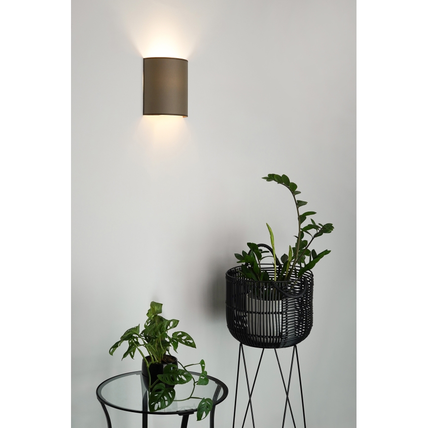 Brilagi - Seinavalgusti SEMI 1xE27/15W/230V d. 20 cm pruun