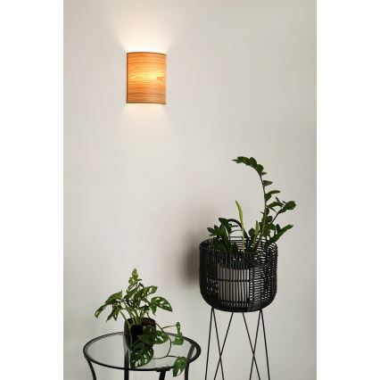 Brilagi - Seinavalgusti SEMI 1xE27/15W/230V d. 20 cm pruun