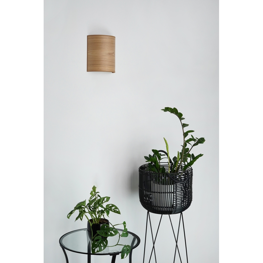 Brilagi - Seinavalgusti SEMI 1xE27/15W/230V d. 20 cm pruun