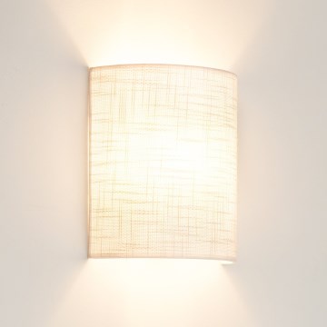 Brilagi - Seinavalgusti SEMI 1xE27/15W/230V helehall