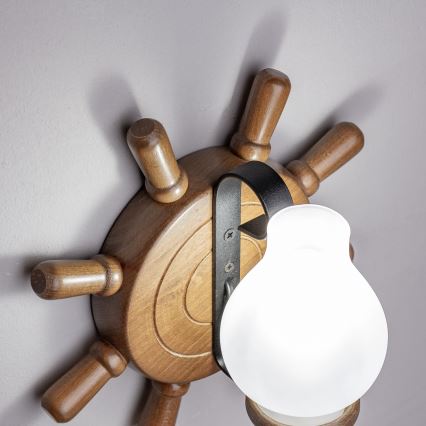 Brilagi - Seinavalgusti TIMONA 1xE14/40W/230V pöök/pähkel