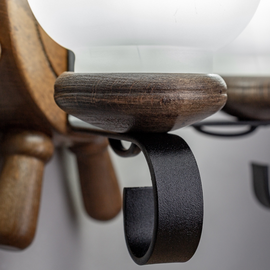 Brilagi - Seinavalgusti TIMONA 2xE14/40W/230V pöök/pähkel