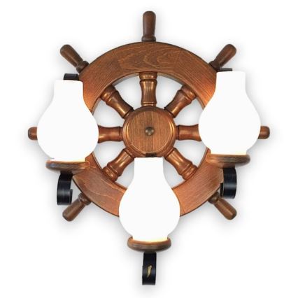 Brilagi - Seinavalgusti TIMONA 3xE14/40W/230V pöök/pähkel