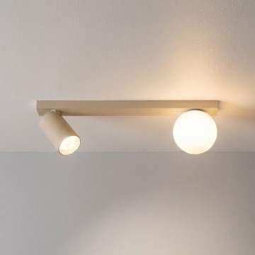 Brilagi - SELE BALL spottvalgusti 1xGU10/30W/230V + 1xG9/10W beež
