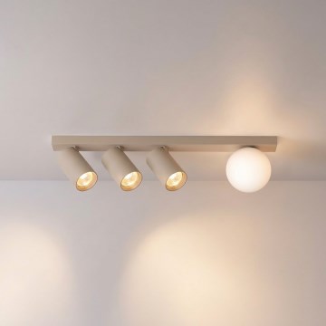 Brilagi - SELE BALL spottvalgusti 3xGU10/30W/230V + 1xG9/10W beež
