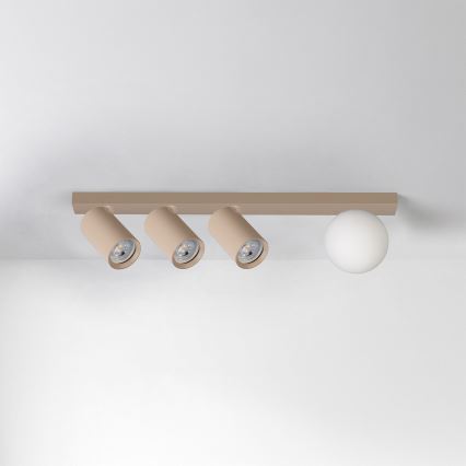 Brilagi - SELE BALL spottvalgusti 3xGU10/30W/230V + 1xG9/10W beež