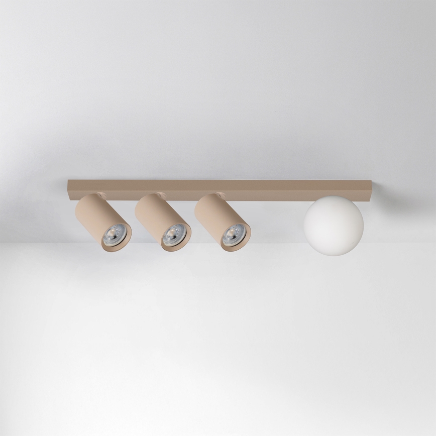 Brilagi - SELE BALL spottvalgusti 3xGU10/30W/230V + 1xG9/10W beež