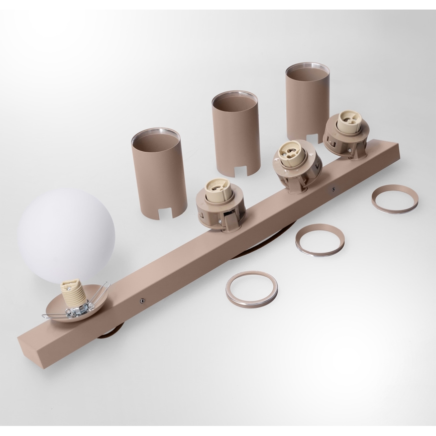 Brilagi - SELE BALL spottvalgusti 3xGU10/30W/230V + 1xG9/10W beež
