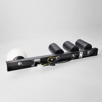 Brilagi - SELE BALL suunavalgusti 3xGU10/30W/230V + 1xG9/10W must
