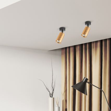 Brilagi - LED RGBW hämardatav punktvalgusti SELE DIAMANT 1xGU10/6W/230V kuldne + kaugjuhtimispult