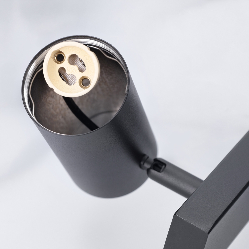 Brilagi - SELE juhtmega rippvalgusti 4xGU10/30W/230V must