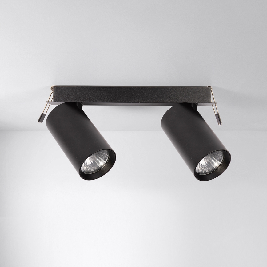 Brilagi - SELE süvistatav laevalgusti 2xGU10/30W/230V must