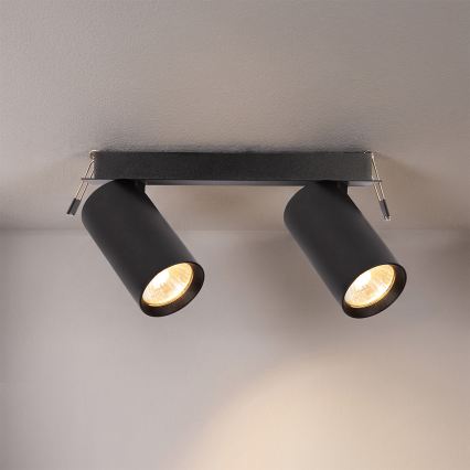 Brilagi - SELE süvistatav laevalgusti 2xGU10/30W/230V must
