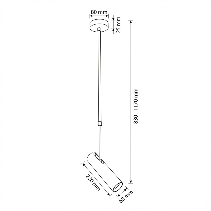 Brilagi - SELE varrega laelamp 1xGU10/30W/230V beež