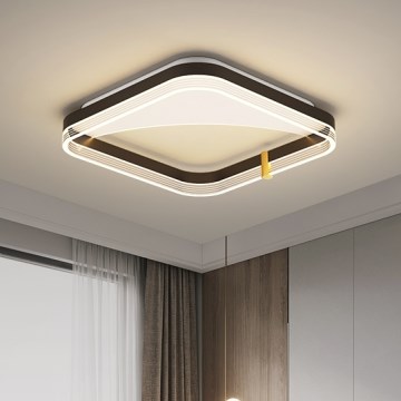 Brilagi - SIRELI hämardatav laevalgusti LED/56W/230V 3000-6000K 40x40 cm + kaugjuhtimispult