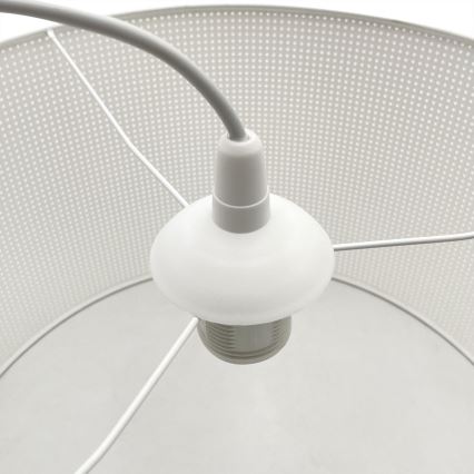 Brilagi - SIRIJA MODERN kaabliga rippvalgusti 1xE27/60W/230V, läbimõõt 35 cm, valge