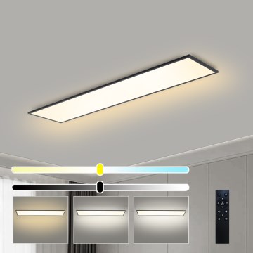 Brilagi - SLIMFRAME LED hämardatav laelamp LED/58W/230V 120x30 cm 3000-6000K must + kaugjuhtimispult