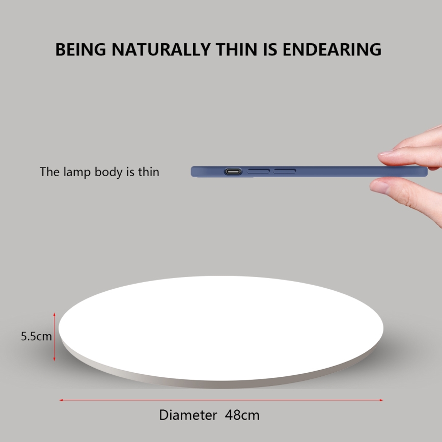 Brilagi - LED-hämardatav valgusti SMART STARS 36W/230V, läbimõõt 48 cm, 2700–6500 K, Wi‑Fi Tuya + kaugjuhtimispult