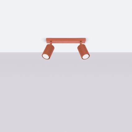 Brilagi - Spottvalgusti CRESTO 2xGU10/10W/230V punane