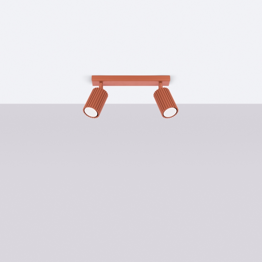 Brilagi - Spottvalgusti CRESTO 2xGU10/10W/230V punane