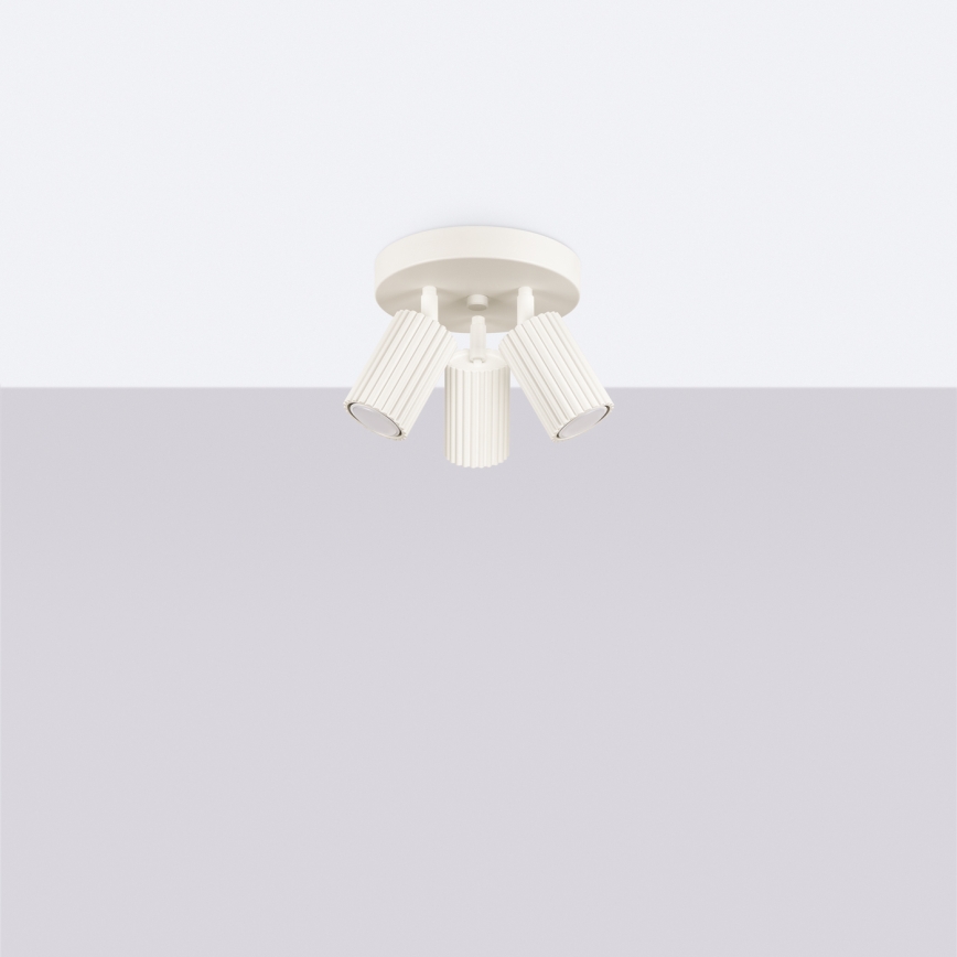 Brilagi - Spottvalgusti CRESTO 3xGU10/10W/230V kreemjas