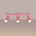 Brilagi - Spottvalgusti CRESTO 3xGU10/10W/230V roosa