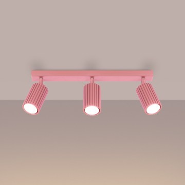 Brilagi - Spottvalgusti CRESTO 3xGU10/10W/230V roosa