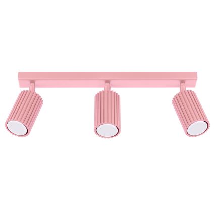 Brilagi - Spottvalgusti CRESTO 3xGU10/10W/230V roosa