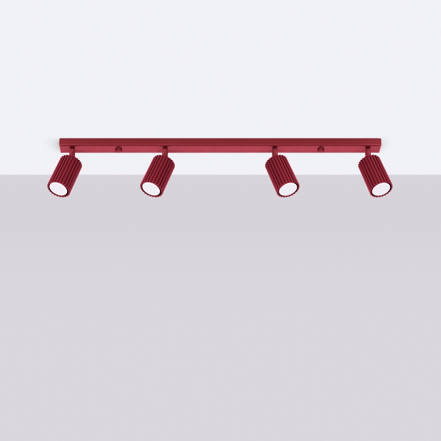 Brilagi - Spottvalgusti CRESTO 4xGU10/10W/230V bordoopunane