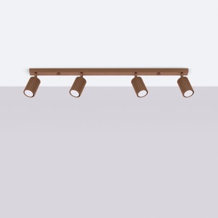 Brilagi - Spottvalgusti CRESTO 4xGU10/10W/230V pruun