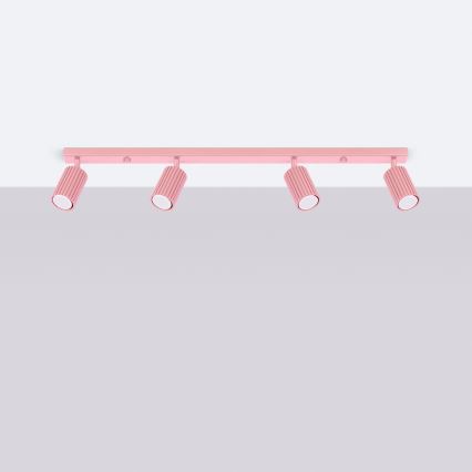 Brilagi - Spottvalgusti CRESTO 4xGU10/10W/230V roosa