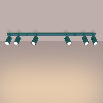 Brilagi - spottvalgusti CRESTO 6xGU10/10W/230V türkiissinine