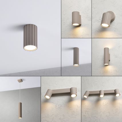 Brilagi - spottvalgusti CRISPINA 1xGU10/10W/230V 10 cm beež