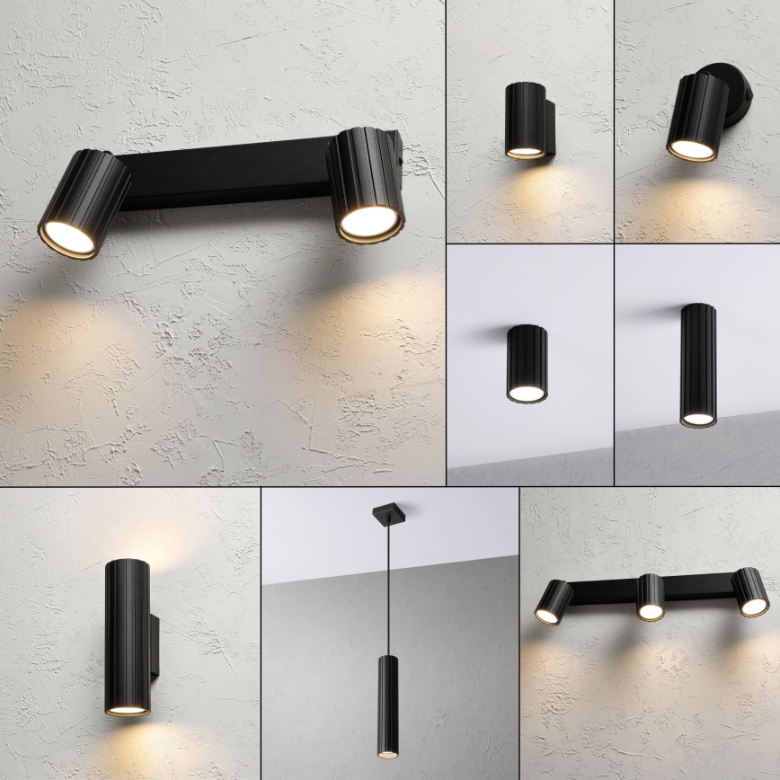 Brilagi - spottvalgusti CRISPINA 2xGU10/10W/230V must