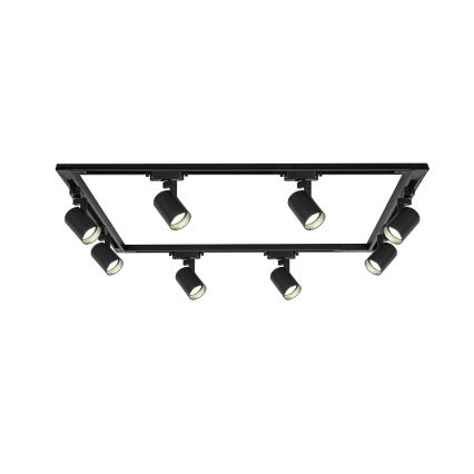 Brilagi - Spottvalgusti HUSKY liistsüsteemile 8xGU10/10W/230V, must