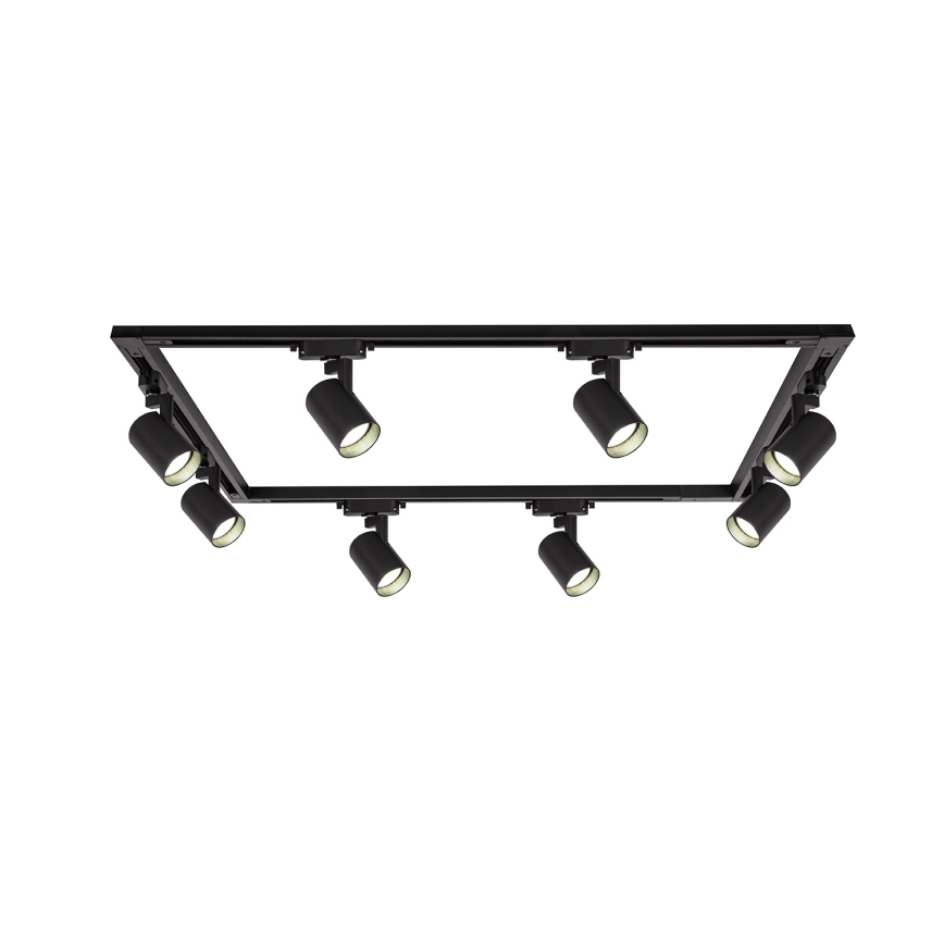 Brilagi - Spottvalgusti HUSKY liistsüsteemile 8xGU10/10W/230V, must