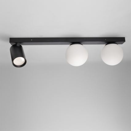 Brilagi - spottvalgusti SELE BALL 1xGU10/30W/230V + 2xG9/10W must