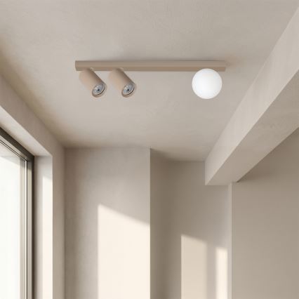 Brilagi - Spottvalgusti SELE BALL 2xGU10/30W/230V + 1xG9/10W beež