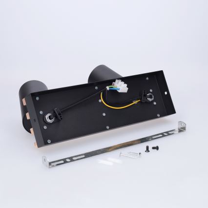 Brilagi - Spottvalgusti SELE WOOD ACOUSTIC 2xGU10/30W/230V must/puit
