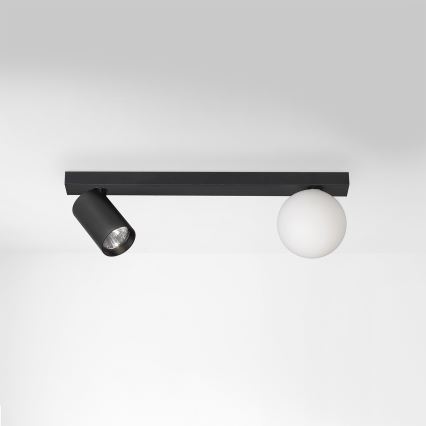 Brilagi - Spotvalgusti SELE BALL 1xGU10/30W/230V + 1xG9/10W must