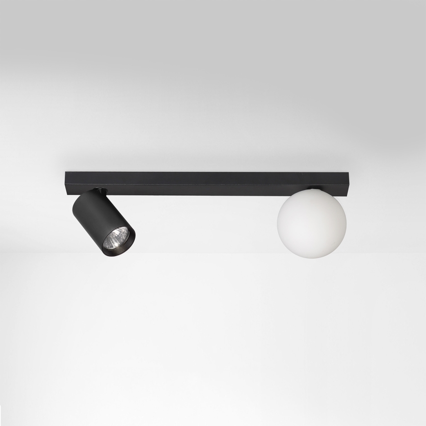 Brilagi - Spotvalgusti SELE BALL 1xGU10/30W/230V + 1xG9/10W must
